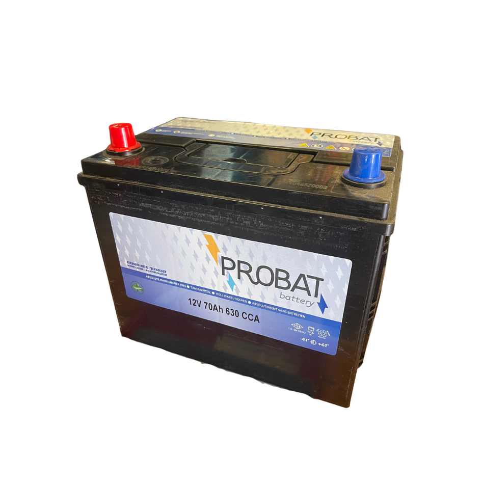 BATTERIE PROBAT 12V - 70AH - 630A (+) GAUCHE