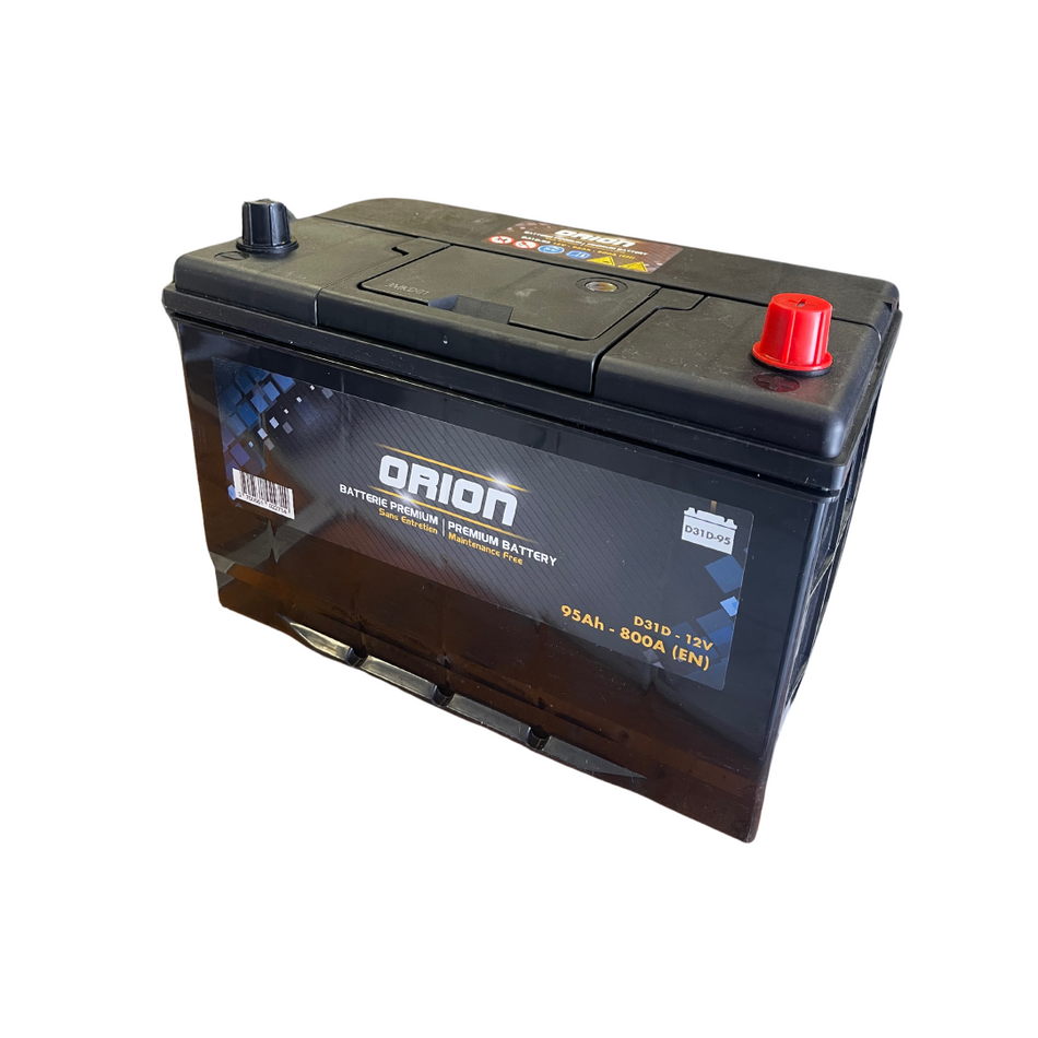 BATTERIE ORION 12V - 95AH - 800A (+) DROITE