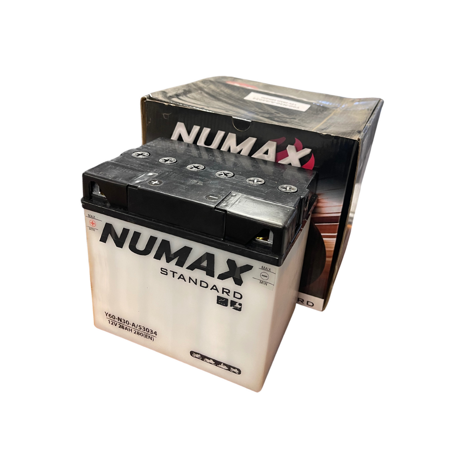 BATTERIE MOTO - NUMAX - Y60-N30 - 12V - 28AH