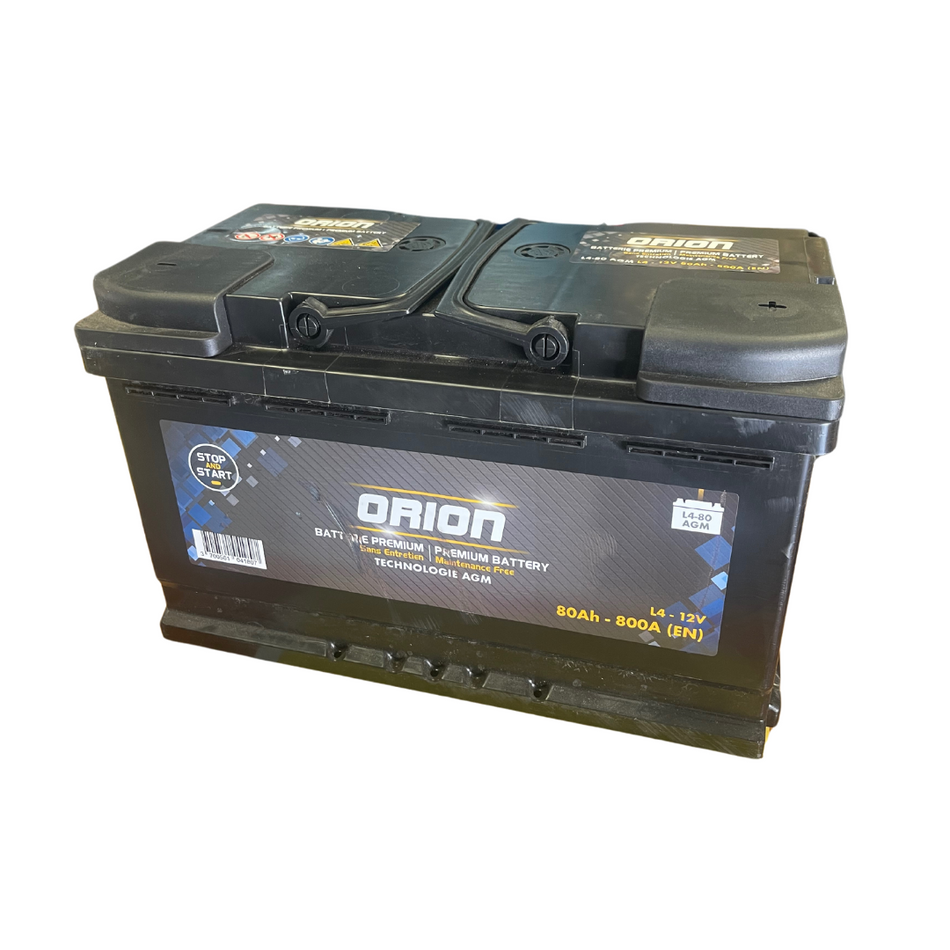 BATTERIE ORION 12V - 80AH - 800A AGM START & STOP