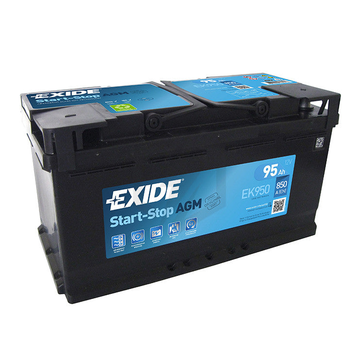 BATTERIE EXIDE 12V - 95AH - 850A START & STOP