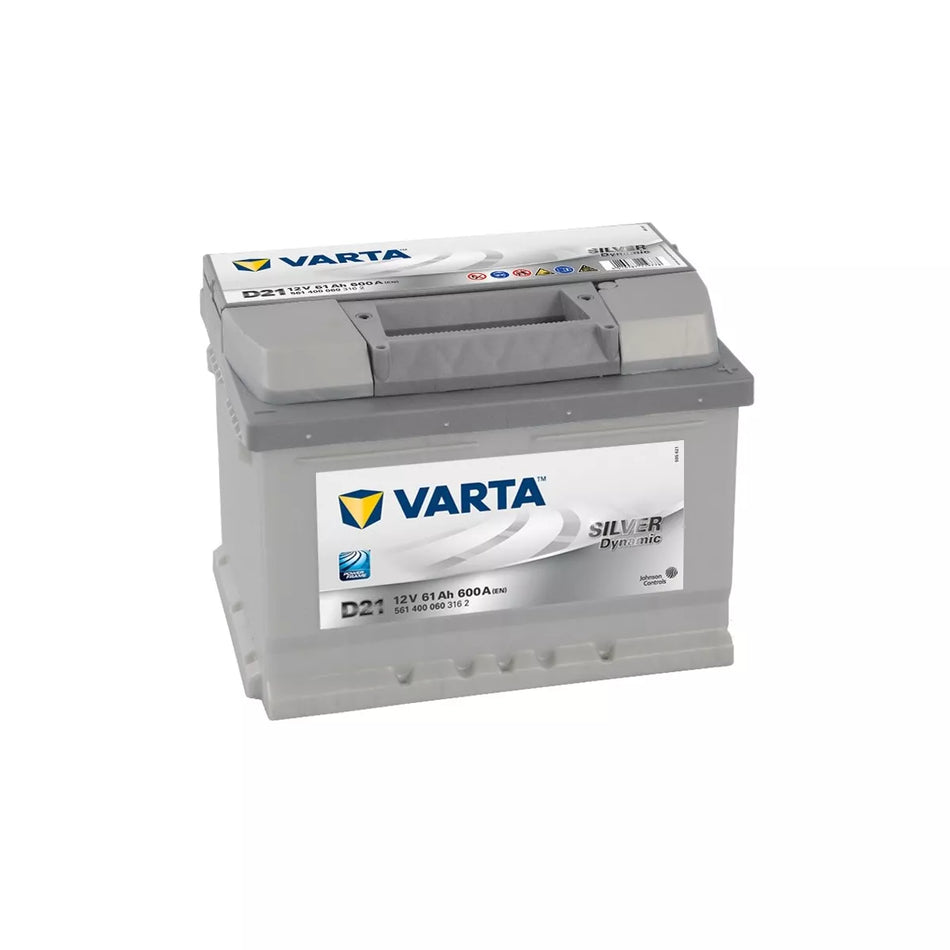 BATTERIE VARTA D21 - 12V - 61AH - 600A