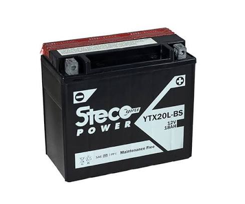 BATTERIE STECO YTX 20L-BS 12V 18AH